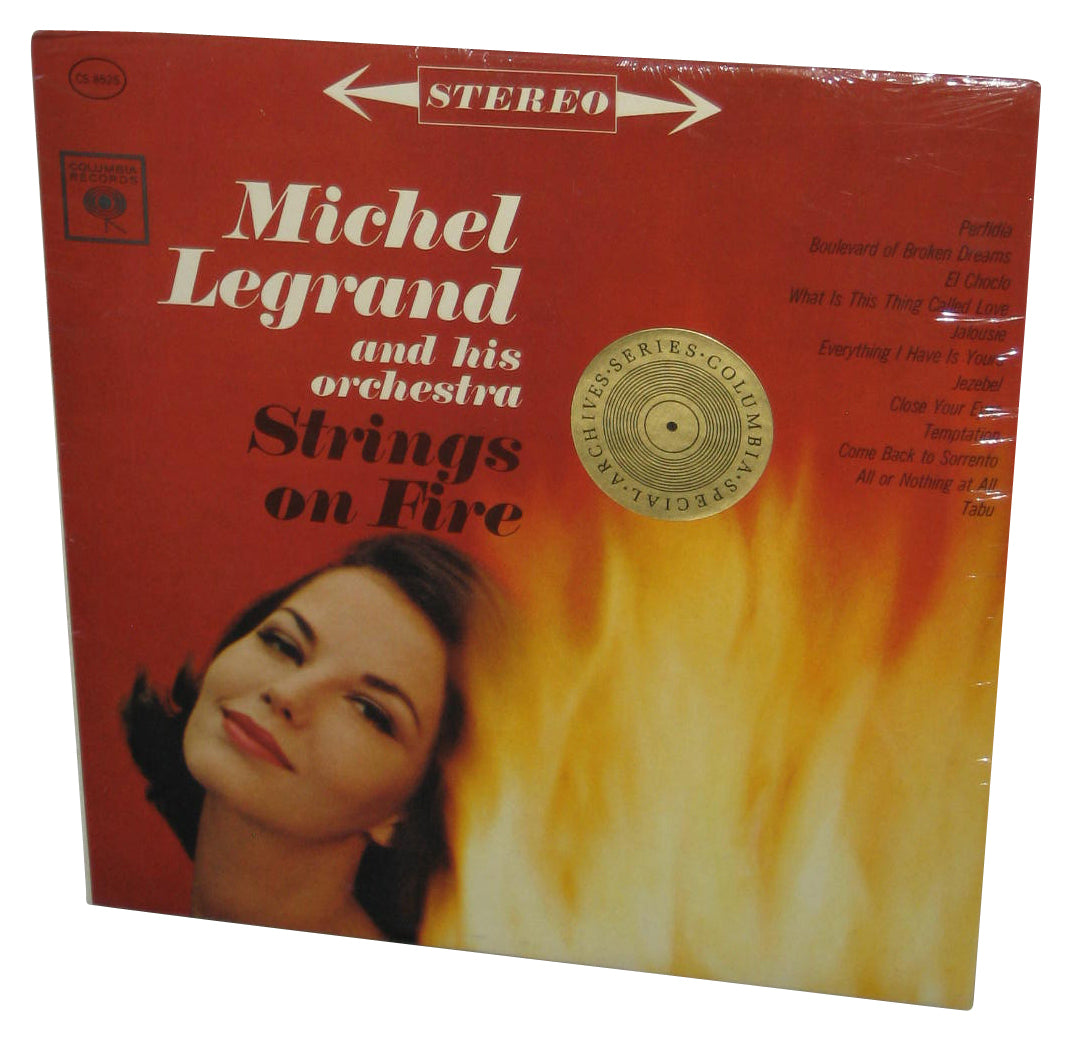 Michel Legrand and His Ochestra Strings On Fire Vinyl Record CSRP 8525