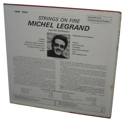 Michel Legrand and His Ochestra Strings On Fire Vinyl Record CSRP 8525