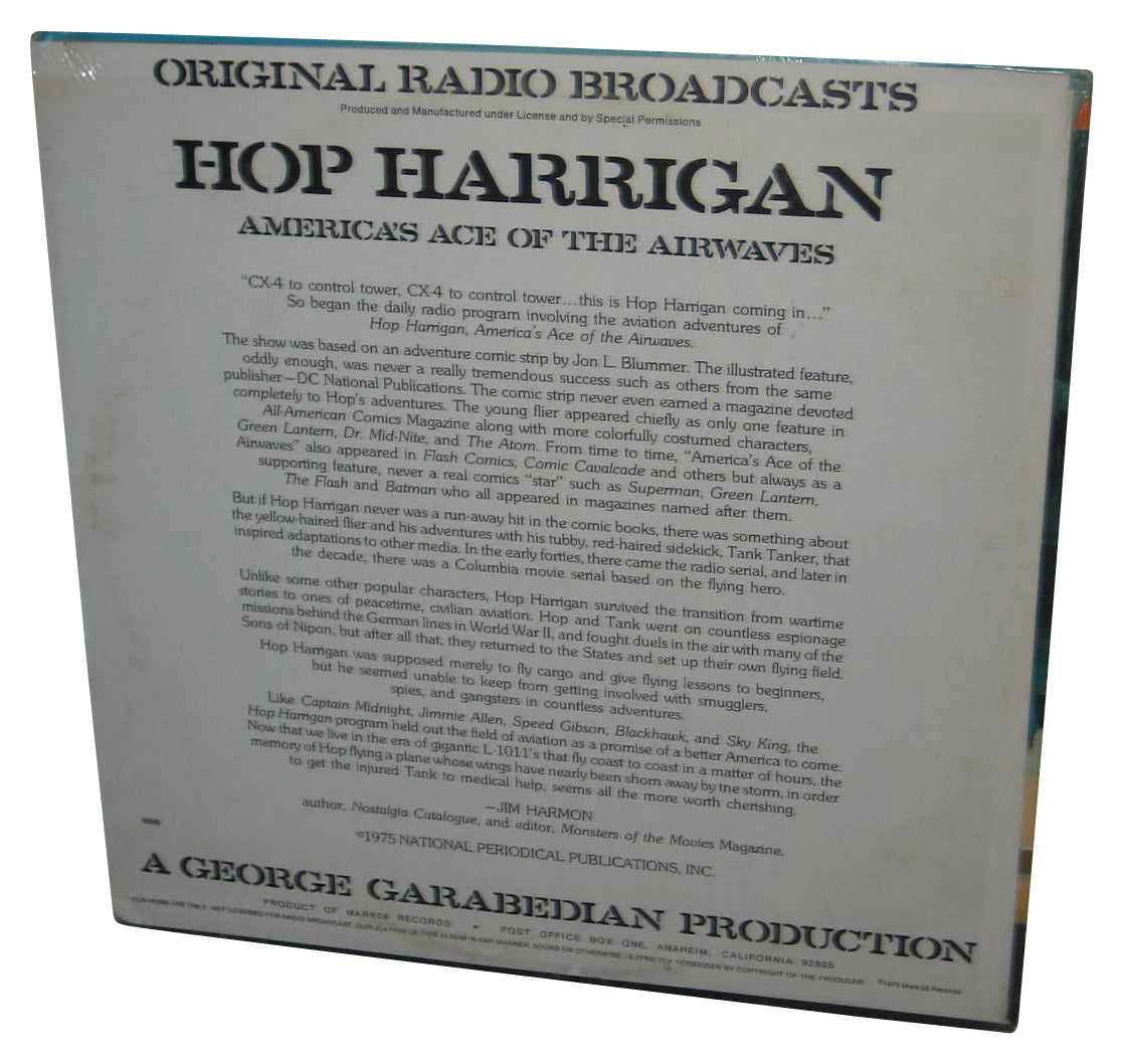 Hop Harrigan America's Age of The Airways Radio Broadcast Vinyl Record