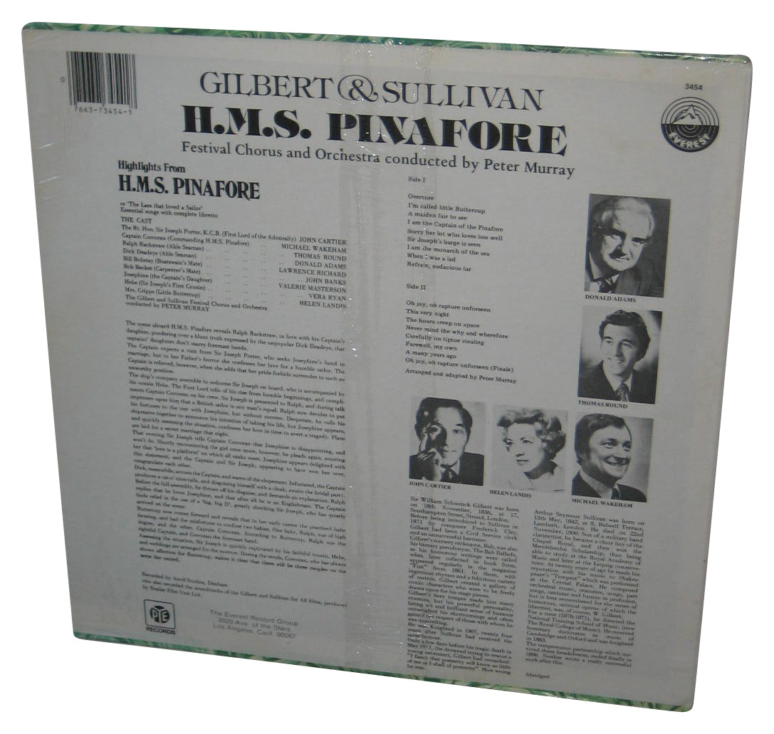 Gilbert & Sullivan H.M.S. Pinafore Festival Chorus & Orchestra Vinyl Record 3454