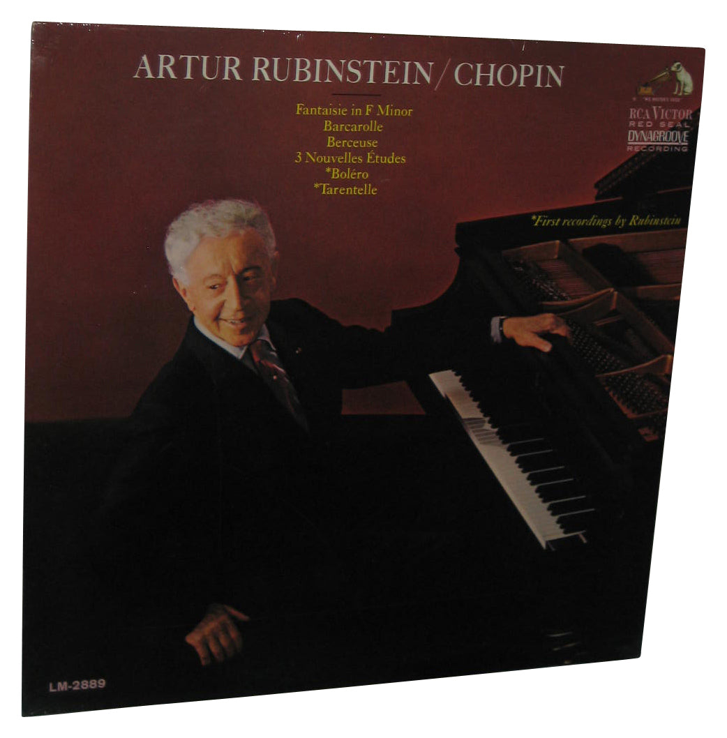 Artur Rubinstein Chopin RCA Victor Vinyl Record LM-2889