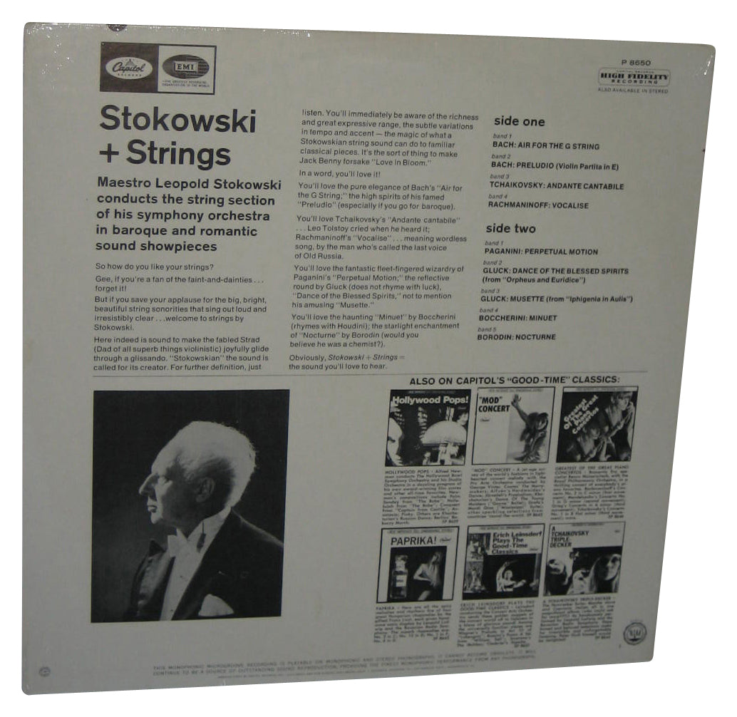 Stokowski + Strings Capitol Vinyl Record P 8650
