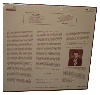 The Game of Live And Other Renaissance Delights Vinyl Record - (Joseph Liebling)