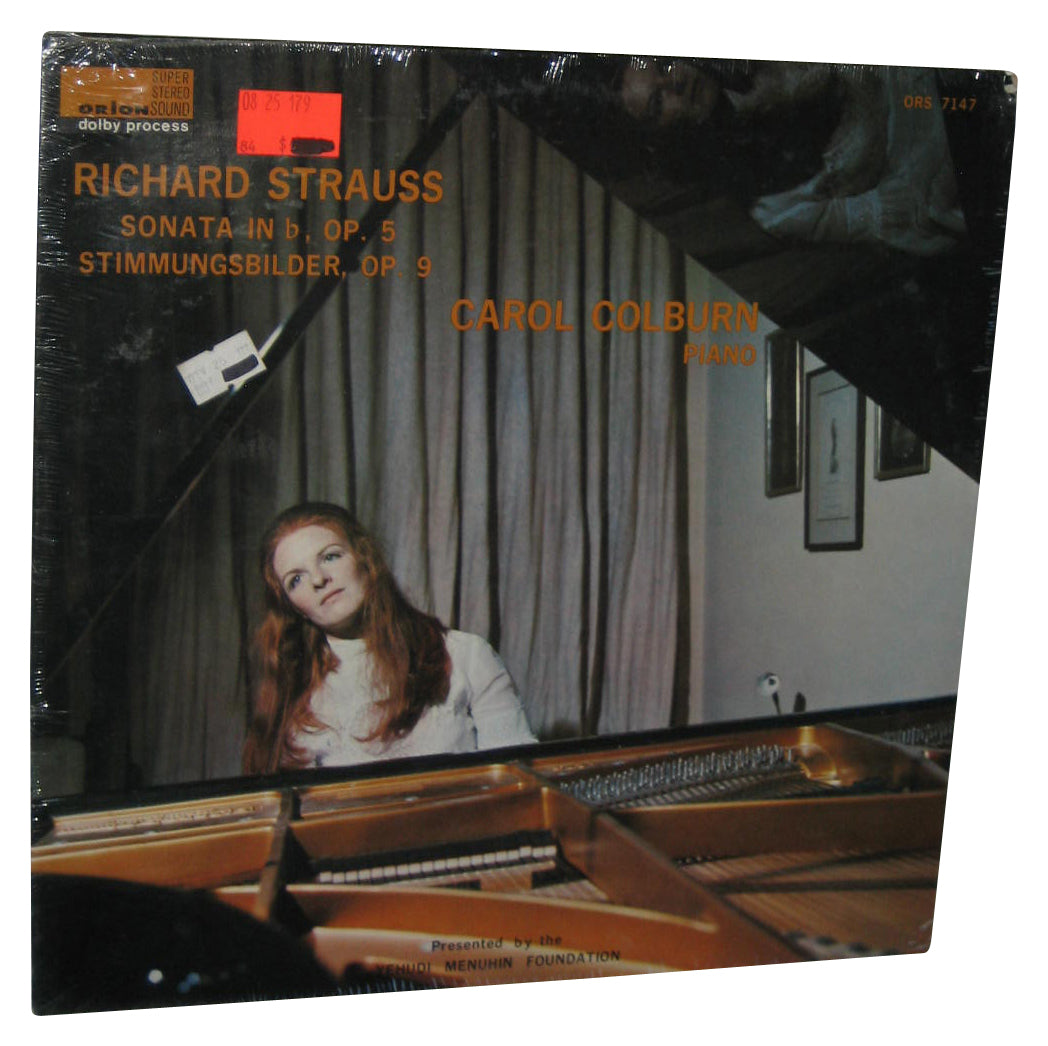 Richard Strauss Carol Colburn Piano Vinyl Record - (Sonata In B Op. 5 / Stimmungsbilder Op 9)