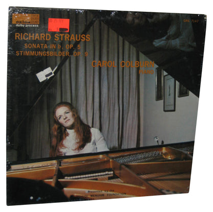 Richard Strauss Carol Colburn Piano Vinyl Record - (Sonata In B Op. 5 / Stimmungsbilder Op 9)