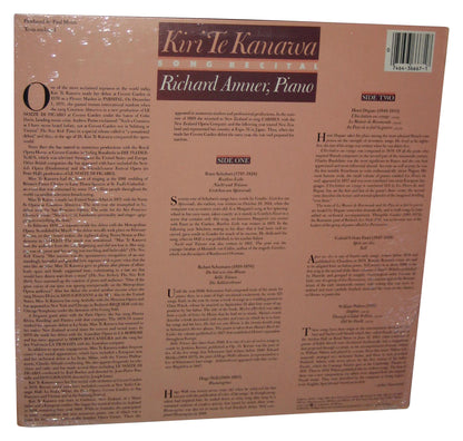 Kiri Te Kanawa Song Recital Richard Amner Piano (1981) Vinyl Record