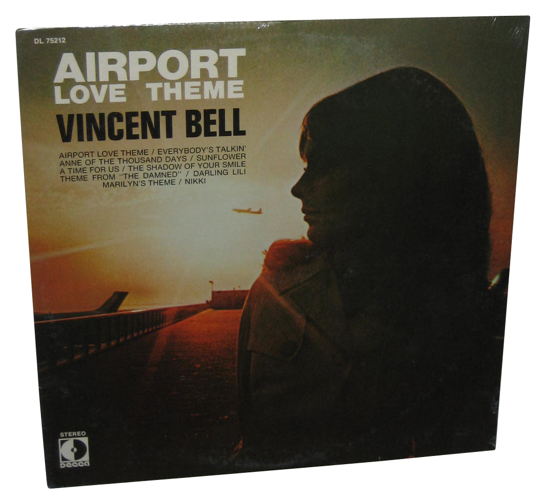 Airport Love Theme Vincent Bell (1970) Vinyl Record DL 75212