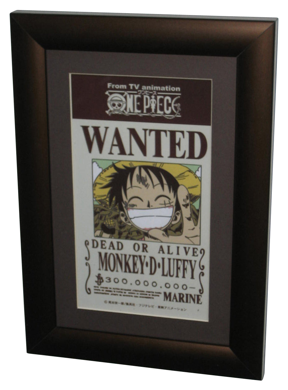 One Piece Wanted Monkey D Luffy 300,000,000 Toei LED Light-Up Picture Frame