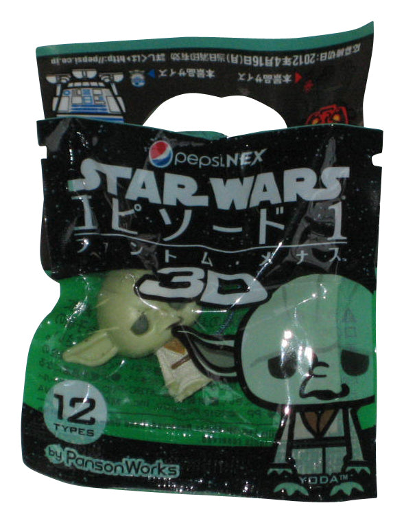 Star Wars Pepsi Nex Panson Works (2012) Japan Yoda 3D 1-Inch Mini Figure