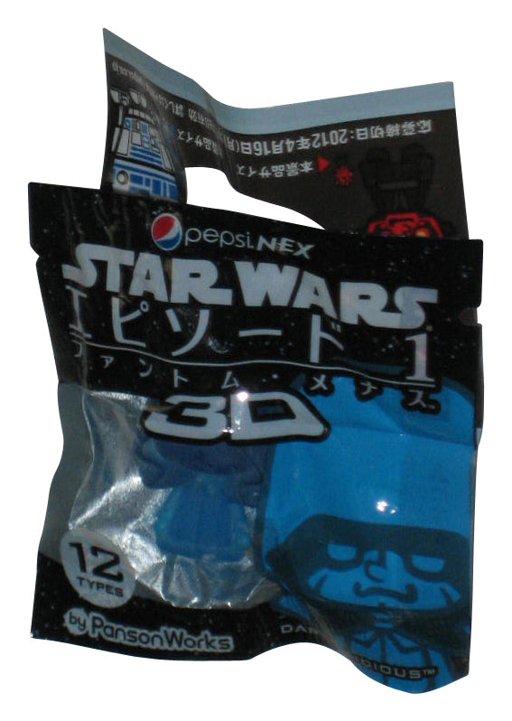 Star Wars Pepsi Nex Panson Works (2012) Darth Sidious 3D 1-Inch Mini Figure - (Blue Holgraphic)