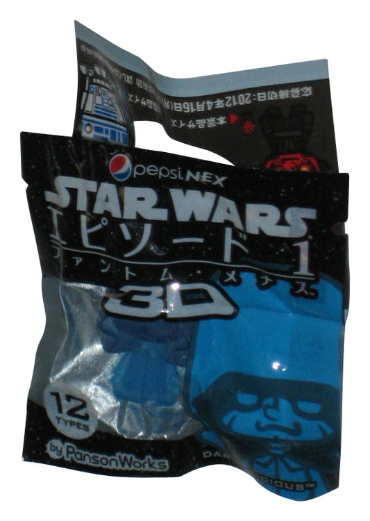 Star Wars Pepsi Nex Panson Works (2012) Darth Sidious 3D 1-Inch Mini Figure - (Blue Holgraphic)