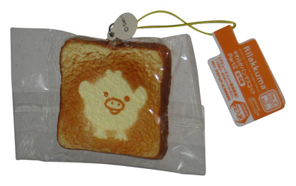Rilakkuma Bread Toast (2017) Sanrio Jamma Cell Phone Strap Keychain
