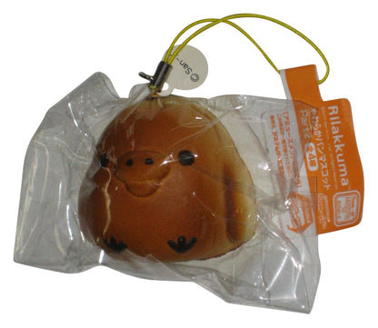 Rilakkuma Kapibarasan Bread Bun (2017) Sanrio Jamma Cell Phone Strap Keychain