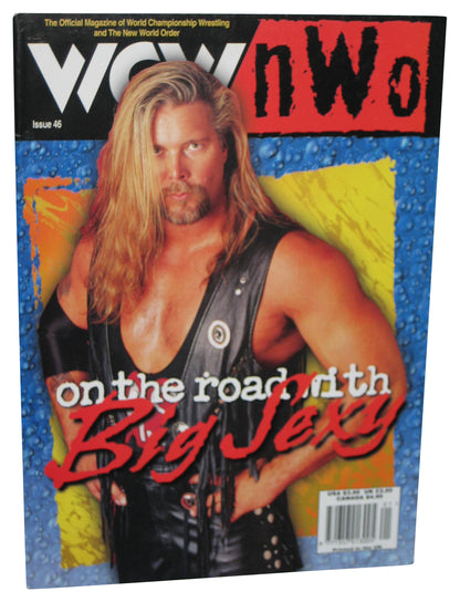 WCW NWO Wrestling Kevin Nash Cover Official Magazine Book Issue #46 - (On The Road With Big Sexy)