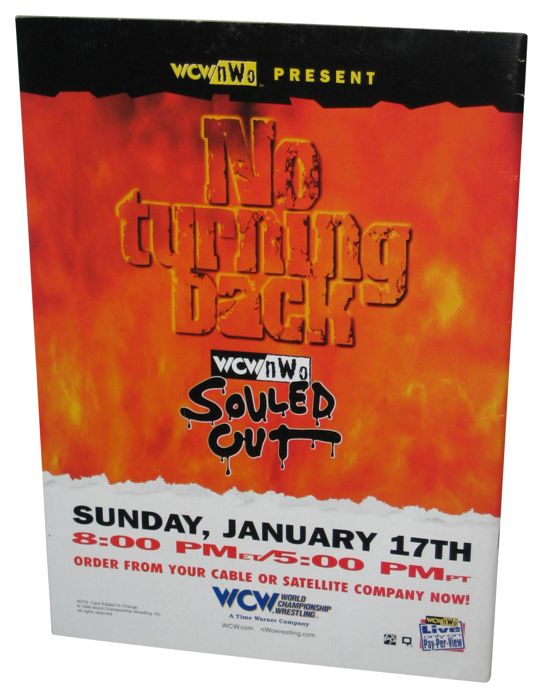 WCW NWO Wrestling Kevin Nash Cover Official Magazine Book Issue #46 - (On The Road With Big Sexy)