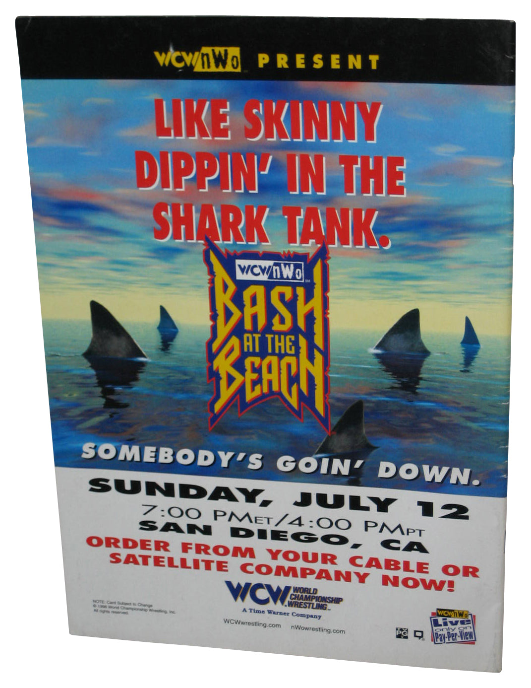 WCW NWO Wrestling Goldberg Cover (1998) Official Magazine Book Issue #40