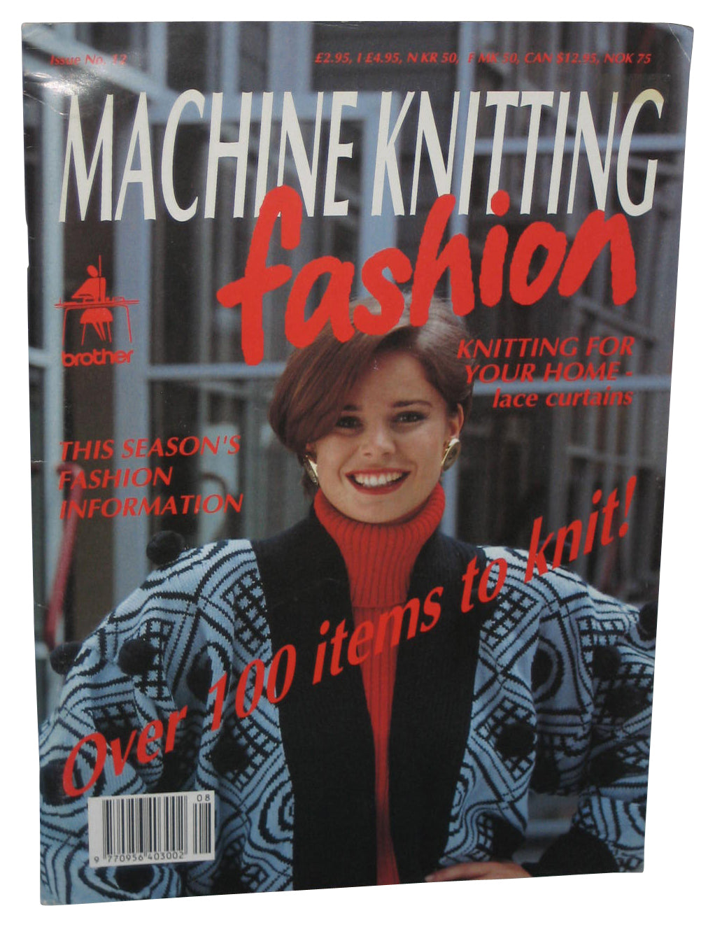 Machine Knitting Fashion Brother Magazine Book Issue #12