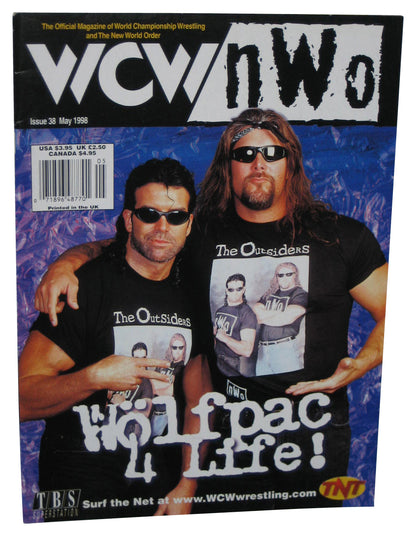 WCW NWO Wrestling Goldberg Cover (1998) Official Magazine Book Issue #38