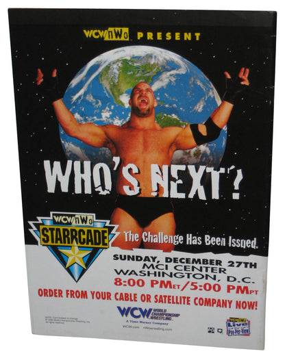WCW NWO Wrestling Goldberg & McGwire Cover (1998) Official Magazine Book #45