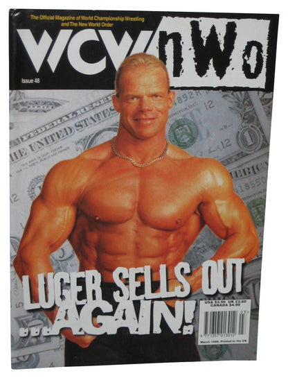 WCW NWO Wrestling Lex Luger Sells Out Again (1999) Official Magazine Book #48