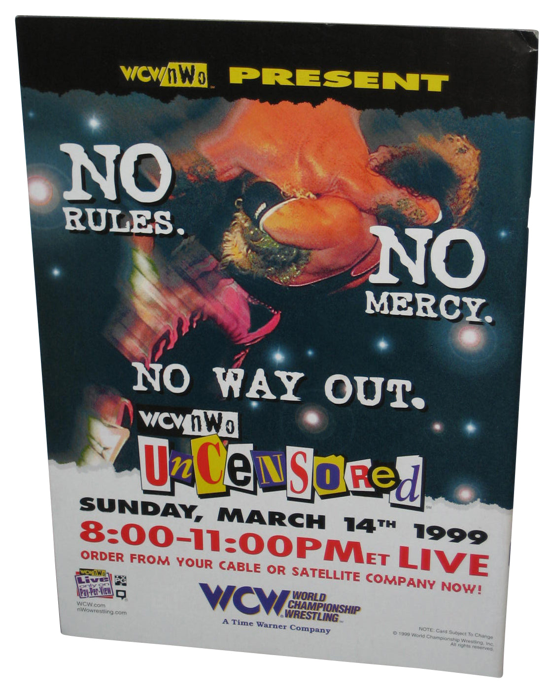 WCW NWO Wrestling Lex Luger Sells Out Again (1999) Official Magazine Book #48