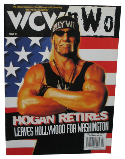 WCW NWO Wrestling Hulk Hogan Retires (1999) Official Magazine Book #47