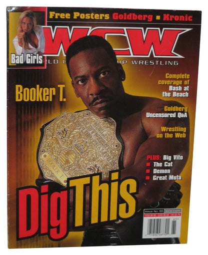 WCW Wrestling Booker T. Dig This Magazine Book #65 w/ Poster