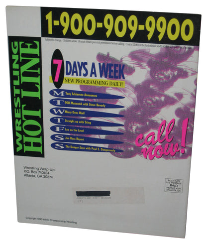 Wrestling Wrap-Up WCW Special Issue Vol. 3 No. 1 1991 Magazine Book - (Ric Flair Cover)