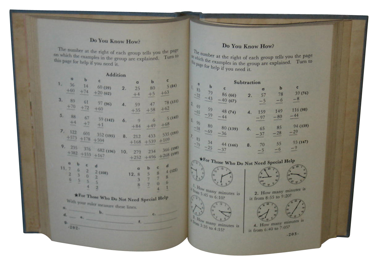 Discovering Numbers (1952) Winston Arithmetics Hardcover Book
