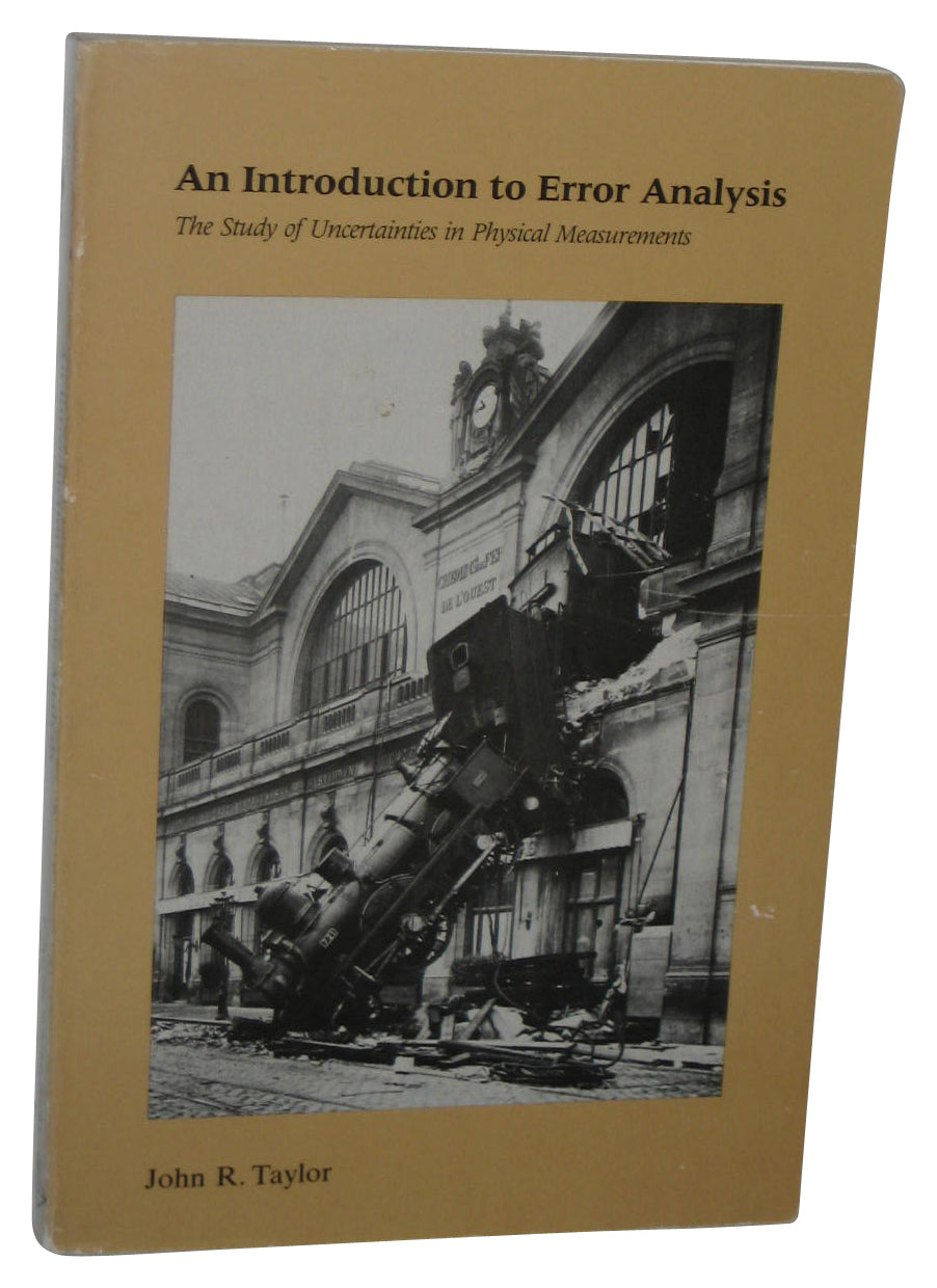 Introduction To Error Analysis (1982) Paperback Book - (John R. Taylor)