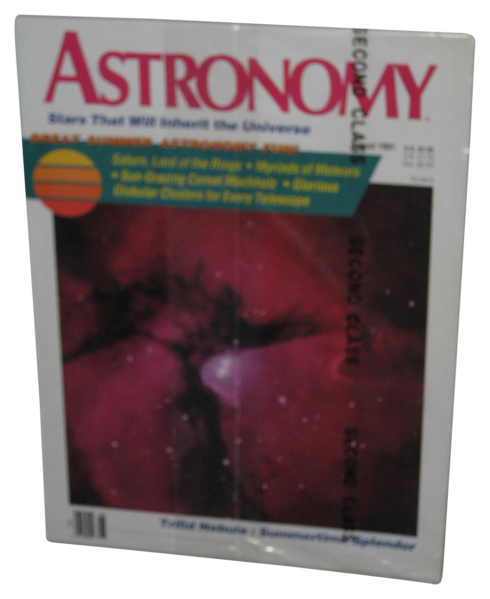 Astronomy August 1991 Magazine Book
