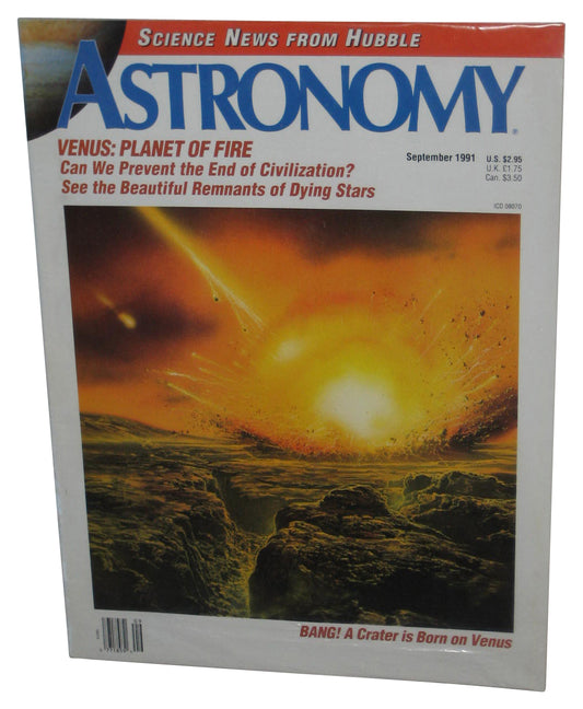 Astronomy September 1991 Magazine Book - (Venus Planet of Fire Cover)