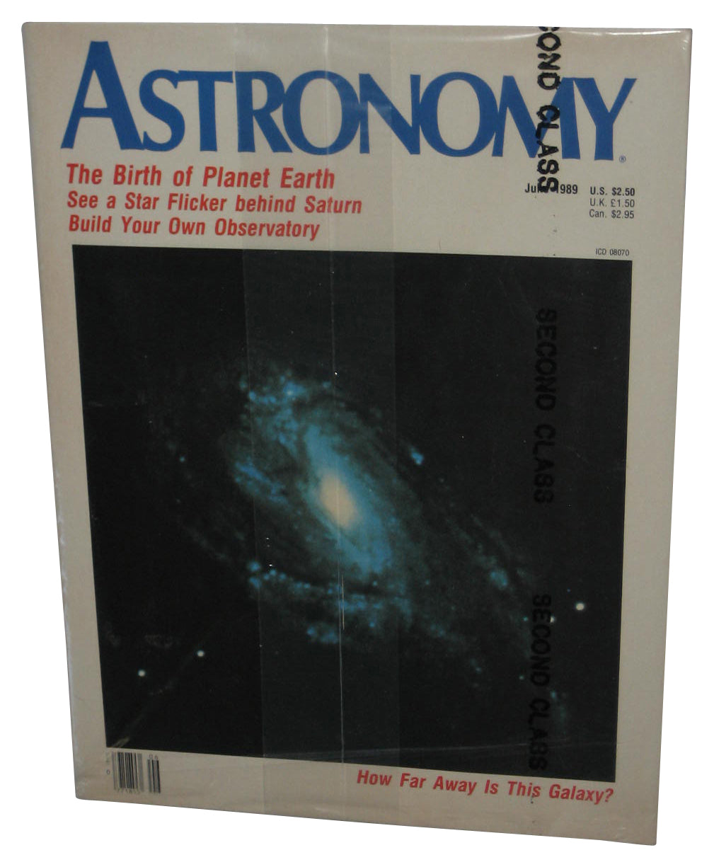 Astronomy How Far Away Is This Galaxy June 1989 Magazine Book