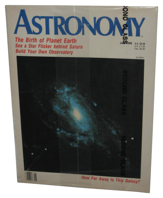 Astronomy How Far Away Is This Galaxy June 1989 Magazine Book