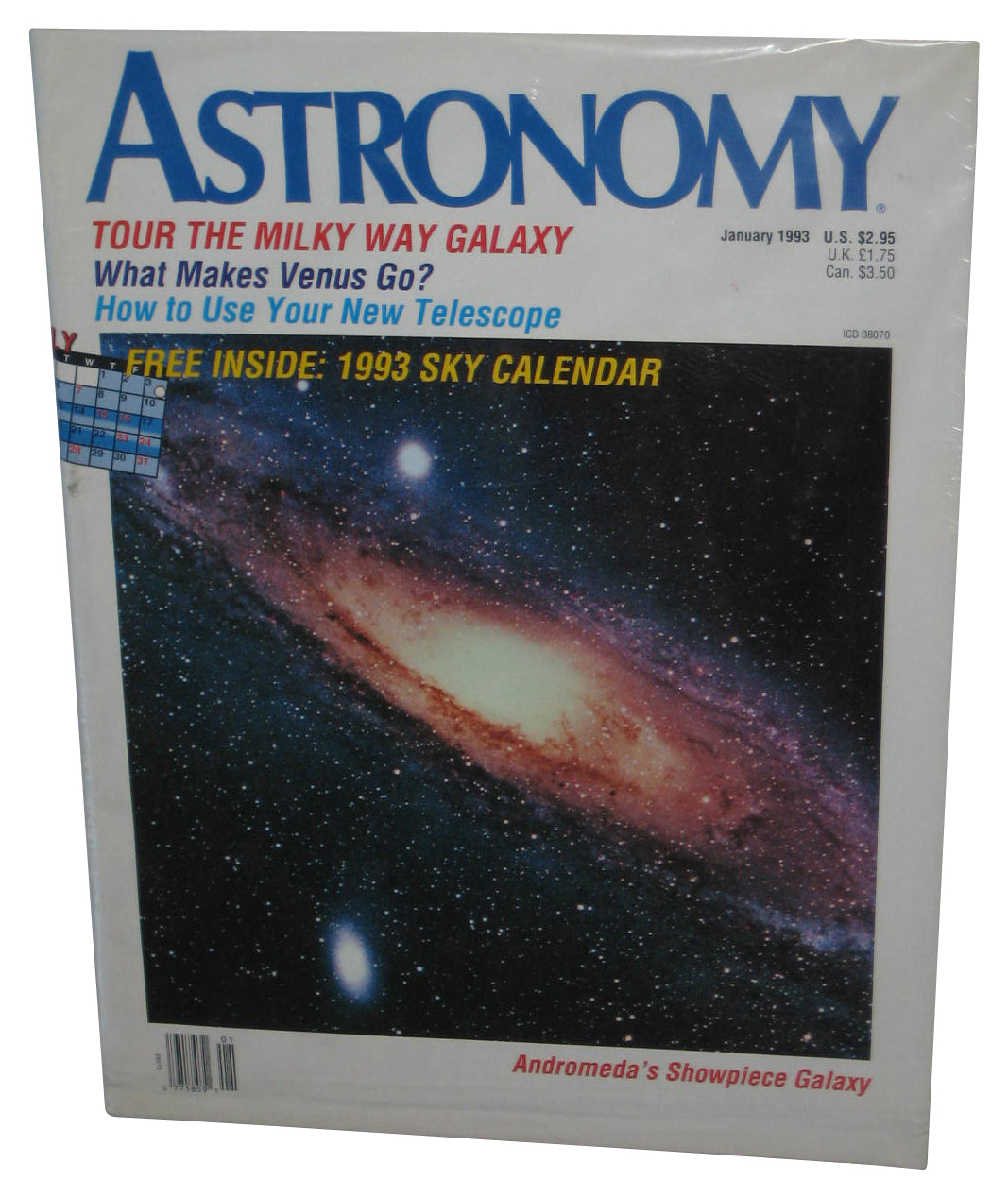 Astronomy Andromeda's Showpiece Galaxy January 1993 Magazine Book