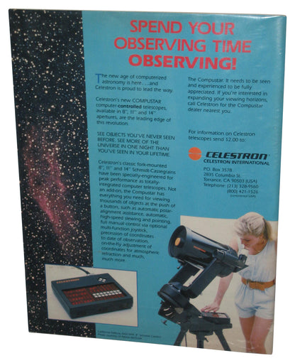 Astronomy Neptune's Great Dark Spot November 1989 Magazine Book