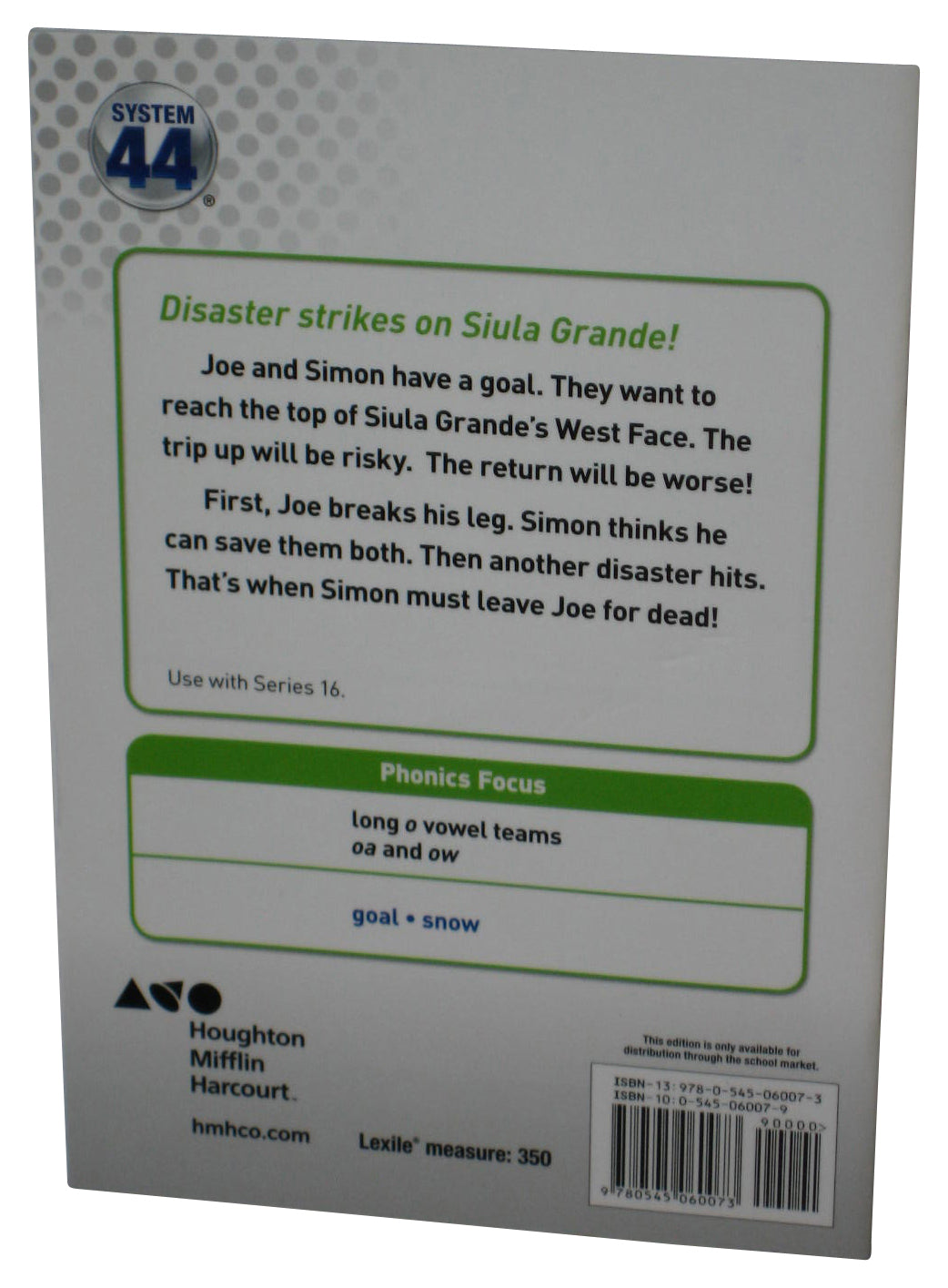 Left To Die (2014) Houghton Mifflin Paperback Book - (Nancy Honovich)