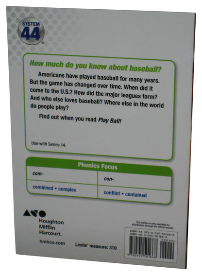 Play Ball (2014) Houghton Mifflin Paperback Book - (Carmen Mendes)