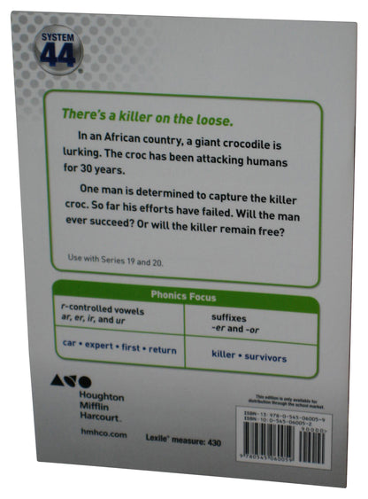 Killer Croc (2009) Houghton Mifflin Paperback Book - (Elizabeth Carney)