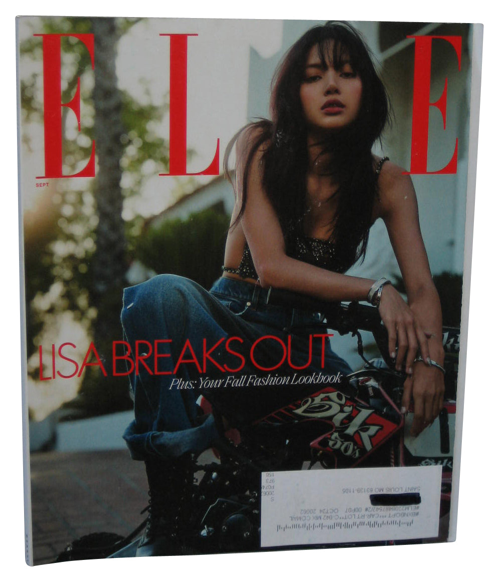 Elle Fashion September 2024 Magazine Book - (Blackpink Lisa Breaks Out Cover)