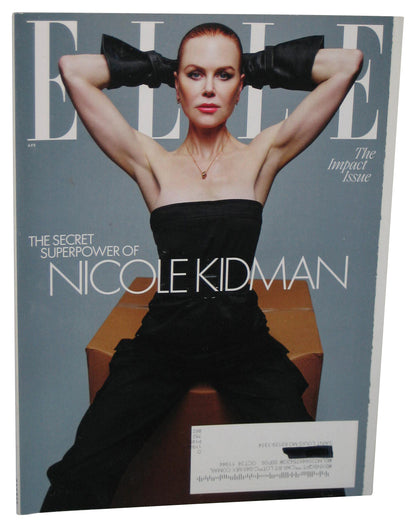 Elle Fashion April 2024 Magazine Book - (Impact Nicole Kidman Secret Superpower Cover)