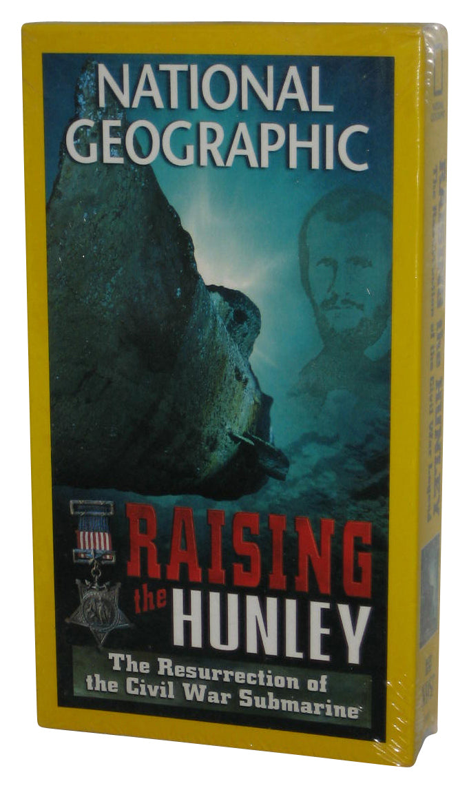 National Geographic (2002) Raising the Hunley VHS Tape - (Resurrection of The Civil War Submarine)