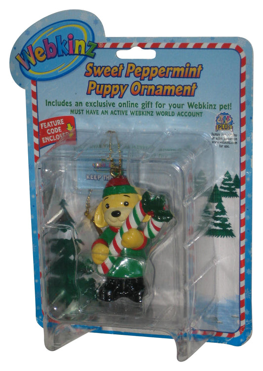Webkinz Sweet Peppermint Puppy Ornament Ganz 2-Inch Mini Figure