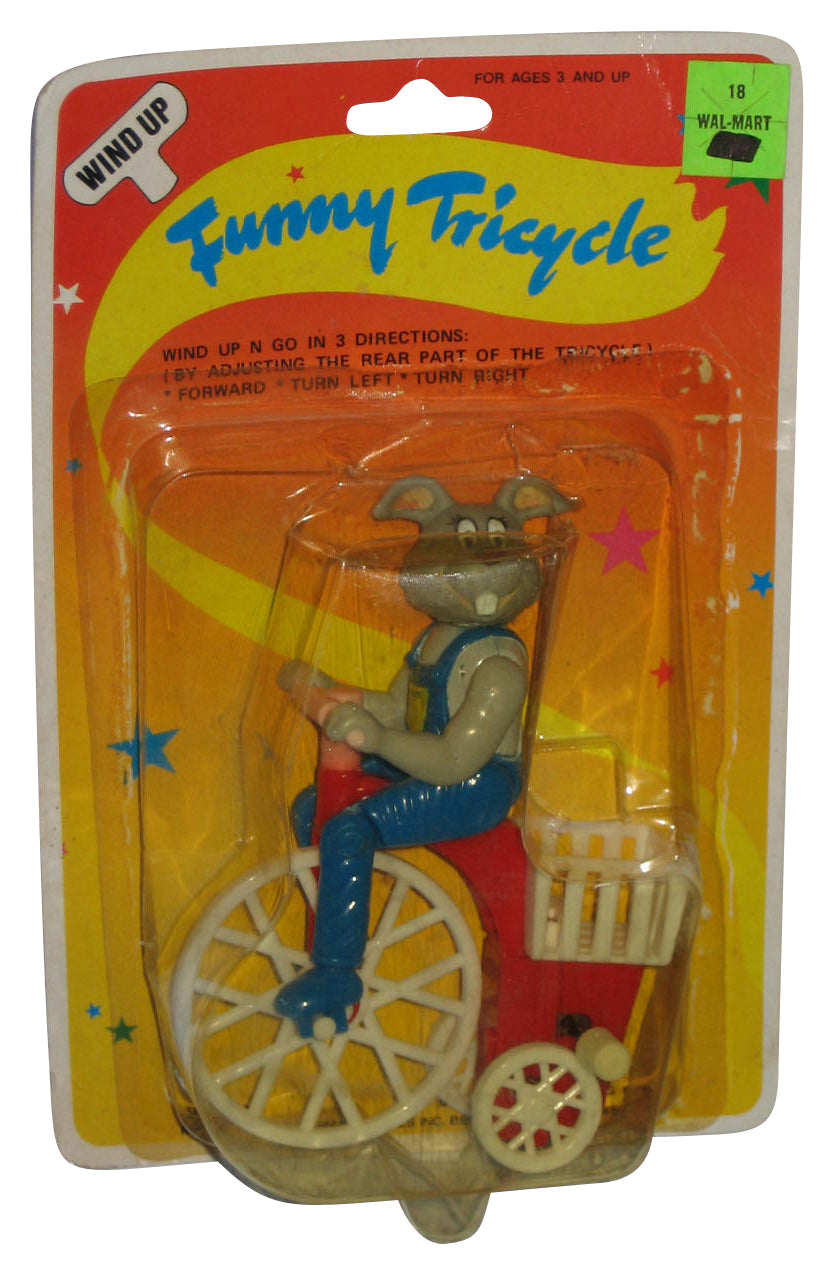 Funny Tricycle Rabbit Wal-Mart Wind-Up Figure - (Plastic Loose From Card)