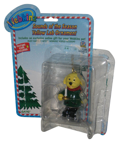 Webkinz Sounds of The Season Yellow Lab Ornament Ganz 2-Inch Mini Figure