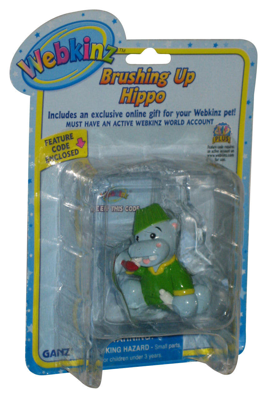 Webkinz Brushing Up Hippo Ganz 2-Inch Mini Figure