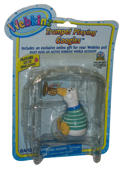 Webkinz Trumpet Playing Googles Goose Ganz 2-Inch Mini Figure - (Dented Plastic)
