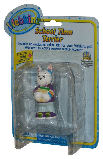 Webkinz School Time Terrier Dog 2-Inch Mini Figure - (Dented Plastic)