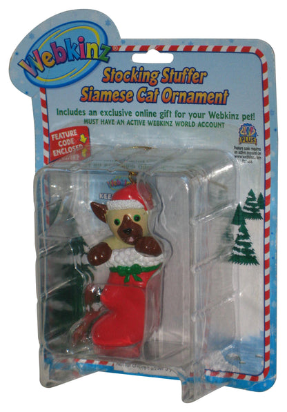 Webkinz Stocking Stuffer Siamese Cat Ornament 2.5-Inch Mini Figure