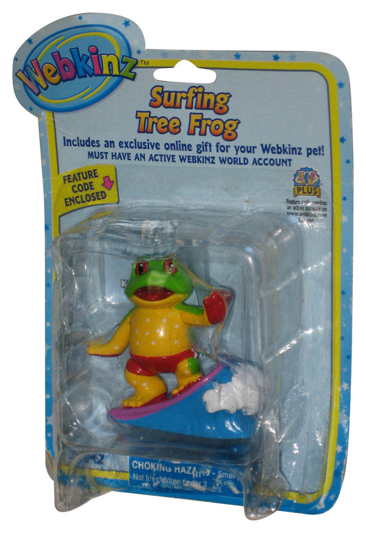 Webkinz Surfing Tree Frog 2-Inch Mini Figure - (Dented Plastic)